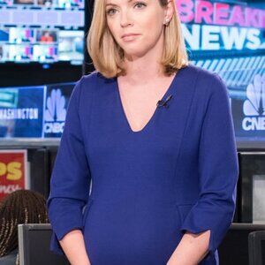 Seraphine Cobalt V-neck 3/4 sleeve Maternity Dress - SIze 4